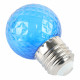 Лампа светодиодная Feron LB-385 шар синий прозрачный E27 1W 230V 52162