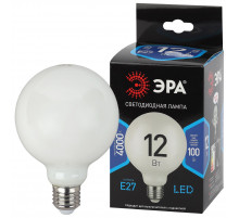 Лампа светодиодная Эра E27 12W 4000K F-LED G95-12w-840-E27 OPAL Б0047037