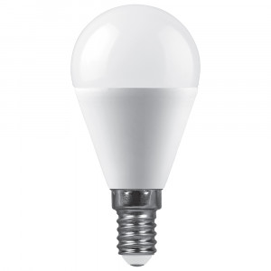 Лампа светодиодная Saffit SBG4520 шар матовый E14 20W 230V 6400K 55280