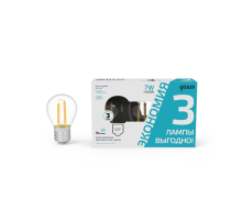 Лампа светодиодная Gauss Filament E27 7W 4100K 105902207T