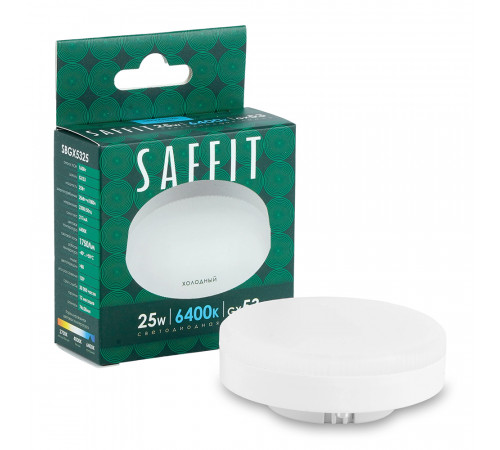Лампа светодиодная Saffit SBGX5325 GX53 25W 230V 6400K 55286