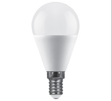Лампа светодиодная Feron LB-990 шар матовый E14 15W 175-265V 4000K 52079