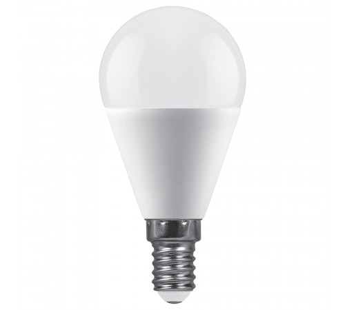 Лампа светодиодная Feron LB-990 шар матовый E14 15W 175-265V 4000K 52079 Лампа светодиодная Feron LB-990 шар матовый E14 15W 175-265V 4000K 52079