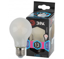 Лампа светодиодная Эра E27 13W 4000K F-LED A60-13W-840-E27 frost Б0044092