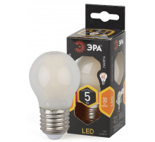 Лампа светодиодная Эра E27 5W 2700K F-LED P45-5W-827-E27 frost Б0027931
