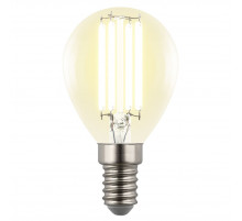 Лампа светодиодная филаментная Uniel LED-G45-4W/3000K/E14/CL GLY01TR UL-00011938