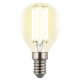 Лампа светодиодная филаментная Uniel LED-G45-4W/3000K/E14/CL GLY01TR UL-00011938