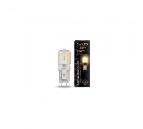 Лампа светодиодная Gauss G4 3W 4100K прозрачная 207707203