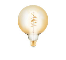 Светодиодная лампа Eglo E27 4W 2200K шар янтарный 11878