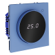 Терморегулятор электронный Voltum S70 с индикацией и датчиком, для теплого пола, (деним) VLS070115