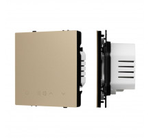 Терморегулятор эл тёплый пол золотой песок Arlight SWT-MTE-PL-GD (95-240V, 16A, датч пола + возд) 061901(1)