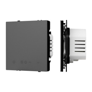 Терморегулятор эл тёплый пол серый базальт Arlight SWT-MTE-PL-GR (95-240V, 16A, датч пола + возд) 061902(1)