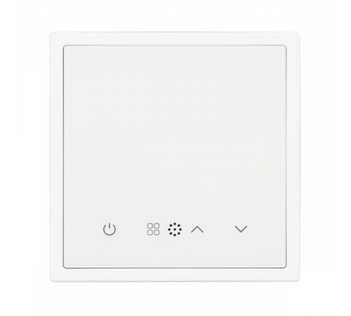 Терморегулятор эл тёплый пол белый кварц Arlight SWT-MTE-PL-WH (95-240V, 16A, датч пола + возд) 054340(1)