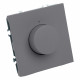 Терморегулятор механический Stekker Эмили RSW00-5120-10 платиново-серый, soft touch 50712