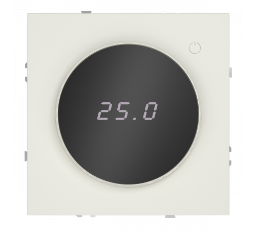 Терморегулятор электронный Voltum S70 с индикацией и датчиком, для теплого пола, (хлопок) VLS070113