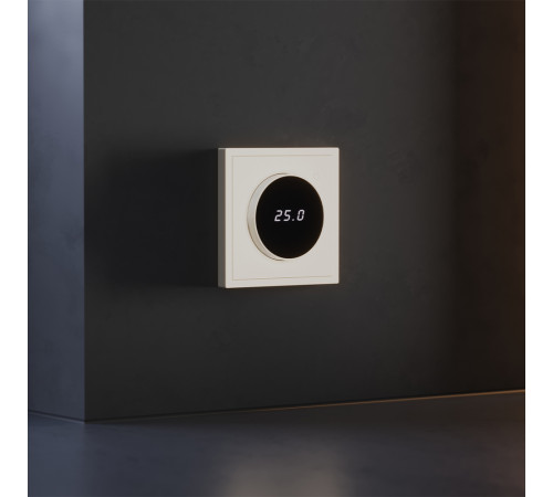 Терморегулятор электронный Voltum S70 с индикацией и датчиком, для теплого пола, (хлопок) VLS070113