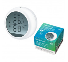 Умный датчик температуры и влажности Wi-Fi, с экраном Uniel UL-00011704 USN-A502 TS/WF WHITE