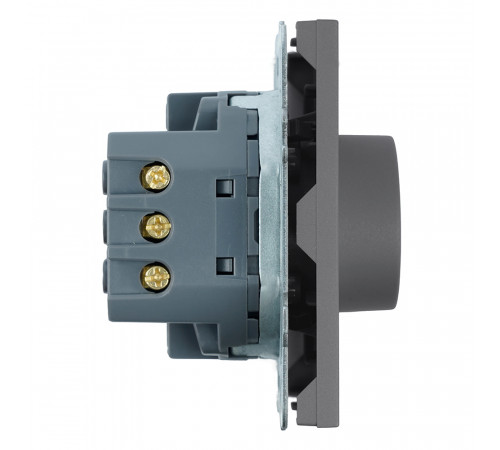 Терморегулятор механический Stekker Эмили RSW00-5120-10 платиново-серый, soft touch 50712