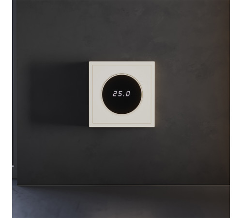 Терморегулятор электронный Voltum S70 с индикацией и датчиком, для теплого пола, (хлопок) VLS070113