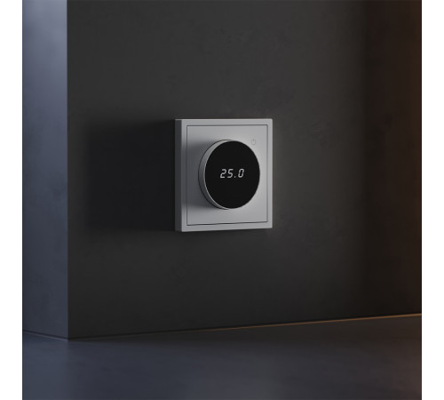 Терморегулятор электронный Voltum S70 с индикацией и датчиком, для теплого пола, (серый) VLS070116