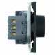 Терморегулятор механический Stekker Эмили RSW00-5120-05  черный уголь, soft touch 50713