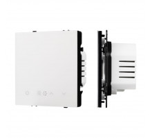 Терморегулятор эл тёплый пол белый кварц Arlight SWT-MTE-PL-WH (95-240V, 16A, датч пола + возд) 054340(1)