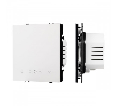 Терморегулятор эл тёплый пол белый кварц Arlight SWT-MTE-PL-WH (95-240V, 16A, датч пола + возд) 054340(1)