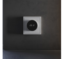Терморегулятор электронный Voltum S70 с индикацией и датчиком, для теплого пола, (серый) VLS070116