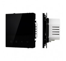 Терморегулятор вод тёплый пол черный оникс Arlight SWT-MTW-SFPL-BK (95-240V, 5A, датч возд) 061868