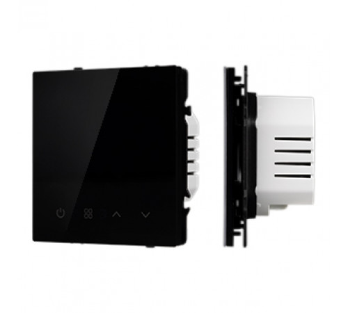 Терморегулятор вод тёплый пол черный оникс Arlight SWT-MTW-SFPL-BK (95-240V, 5A, датч возд) 061868