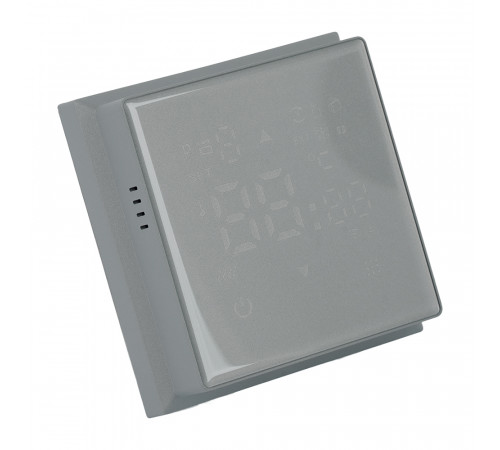 Терморегулятор Wi-Fi (механизм) Stekker Эмили RSW00-5119-10 платиново-серый soft touch 50378