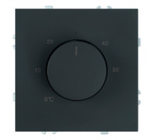 Терморегулятор механический Stekker Эмили RSW00-5120-05  черный уголь, soft touch 50713