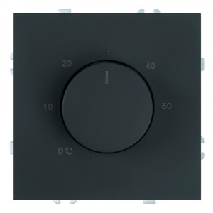 Терморегулятор механический Stekker Эмили RSW00-5120-05  черный уголь, soft touch 50713