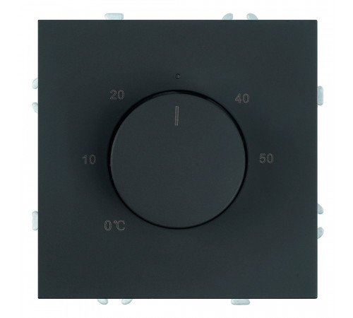 Терморегулятор механический Stekker Эмили RSW00-5120-05  черный уголь, soft touch 50713