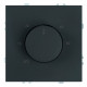 Терморегулятор механический Stekker Эмили RSW00-5120-05  черный уголь, soft touch 50713