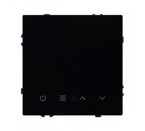 Терморегулятор эл тёплый пол черный оникс Arlight SWT-MTE-PL-BK (95-240V, 16A, датч пола + возд) 058345(1)