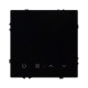Терморегулятор эл тёплый пол черный оникс Arlight SWT-MTE-PL-BK (95-240V, 16A, датч пола + возд) 058345(1)