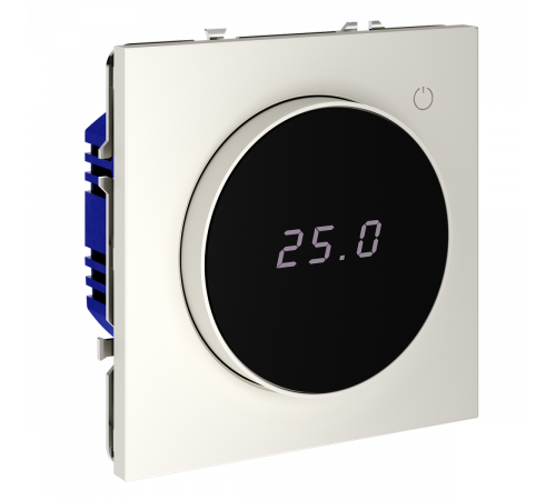 Терморегулятор электронный Voltum S70 с индикацией и датчиком, для теплого пола, (хлопок) VLS070113