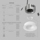 Встраиваемый светильник Denkirs Shine Glow DK2430-WH