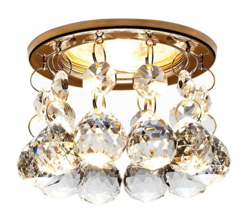 Встраиваемый светильник Ambrella Light Crystal K2051 CL/G Встраиваемый светильник Ambrella Light Crystal K2051 CL/G