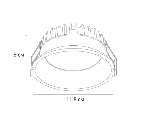 Точечный встраиваемый светильник Arte Lamp Frame A7994PL-1BK