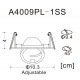 Точечный светильник Arte Lamp Accento A4009PL-1SS