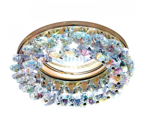 Встраиваемый светильник Ambrella Light Crystal K206 MULTI/G Встраиваемый светильник Ambrella Light Crystal K206 MULTI/G