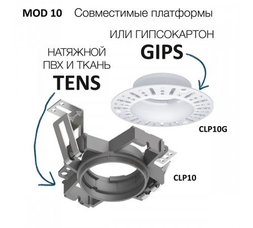 Безрамочный светильник Skytek SkyPORT.18CLP10M1