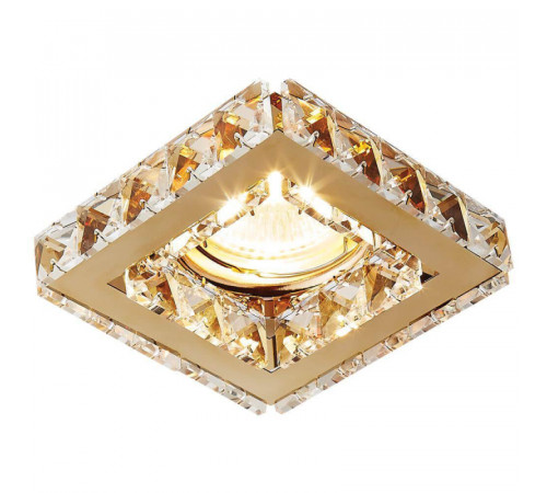 Встраиваемый светильник Ambrella Light Crystal K110 CL/G Встраиваемый светильник Ambrella Light Crystal K110 CL/G