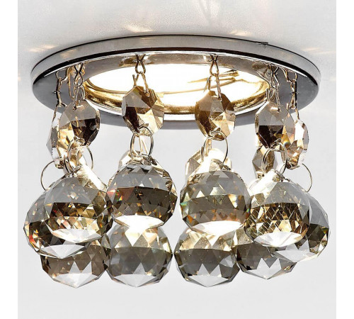 Встраиваемый светильник Ambrella Light Crystal K2051 CL/G Встраиваемый светильник Ambrella Light Crystal K2051 CL/G