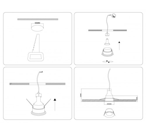 Точечный светильник Ambrella Light Techno Spot TS51815