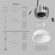 Встраиваемый светильник Denkirs Shine Glow DK2431-WH