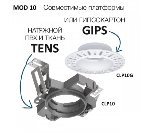 Безрамочный светильник Skytek SkyPORT.20CLP10M3