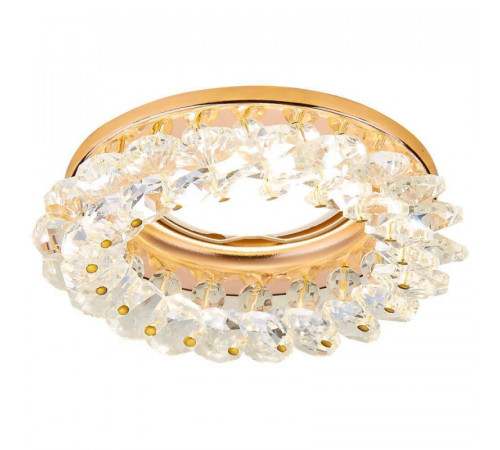 Встраиваемый светильник Ambrella Light Crystal K206 CL/G